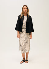 Silk Dress With Belt