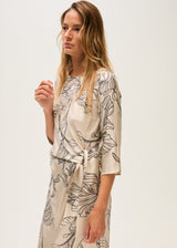 Silk Dress With Belt