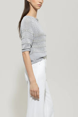 118647/5894-Linen blend stripe pullover