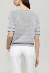 118647/5894-Linen blend stripe pullover
