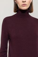 Wool blend turtleneck