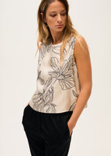 Silk SleevelessTop