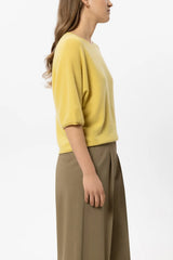 Short Sleeve Sweater in cashmere blend