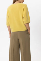 Short Sleeve Sweater in cashmere blend