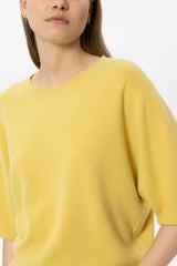 Short Sleeve Sweater in cashmere blend