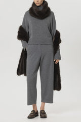 Turtleneck jumper in wool blend