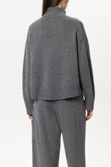 Turtleneck jumper in wool blend