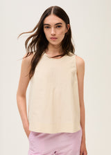 Sleeveless Top-Oat
