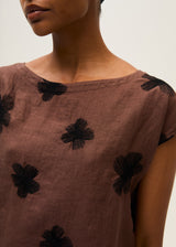 Floral Linen Top