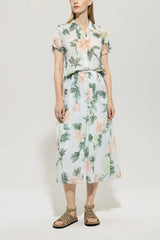 218572/3747-Ramie floral Sht/slv blouse