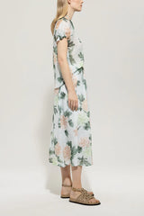 218572/3747-Ramie floral Sht/slv blouse