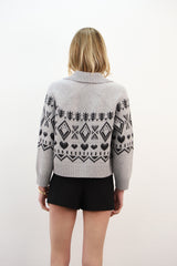 Geometric Cardigan
