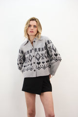 Geometric Cardigan