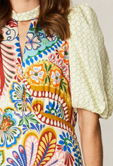 Vienna multi Print Dress