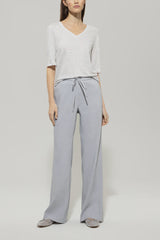 318255/7687-Striped Linen top