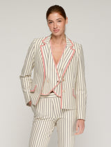 Stripe Blazer
