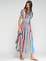 Linda V-Neck Maxi Dress