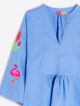 Valerie Smock Linen Top