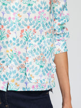 Floral Linen Print Shirt