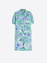 Eliana Tropical Shirt Dress