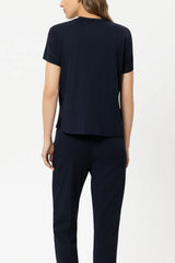 Short Sleeve Top With Flounces