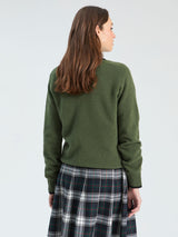 Motif Jumper Green