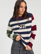 Stripes motif Jumper