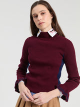 Frill cuff Knit