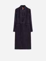 Black Wool Toggle Coat
