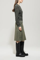 Stripe Cashmere Blend Cardigan