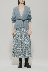 Cardigan with degradé effect