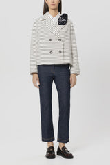 Stripe Caban Jacket