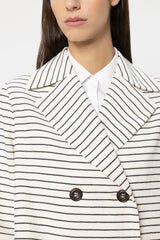 Stripe Caban Jacket
