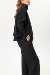 Wool Blend Outdoor Cape