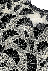 Loreta Long lace dress-Black