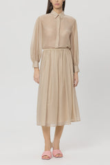 Skirt with rhinestones