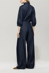 Lightweight Wide Leg Jeans