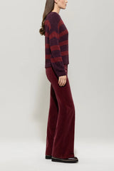 Bootcut velvet pants