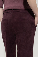 Cord bootcut pants