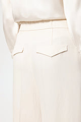 Twill wide leg Pants