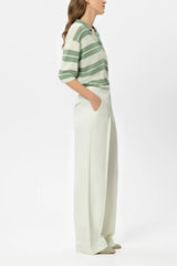 Pleat front trousers