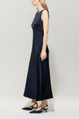 Satin maxi dress