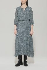 Dress with animal print