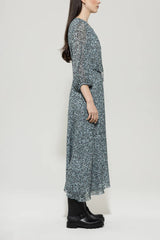 Dress with animal print