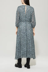 Dress with animal print