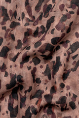 Silke Blend Animal print scarf