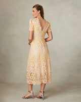 834G/61-Loretta lace V-Back Dress