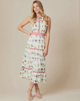 841Y/70-Marina sleeveless Tea dress