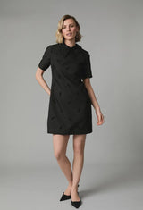 Dragonfly Beaded Collar Dress