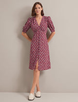 Julietta Trellis Print Dress